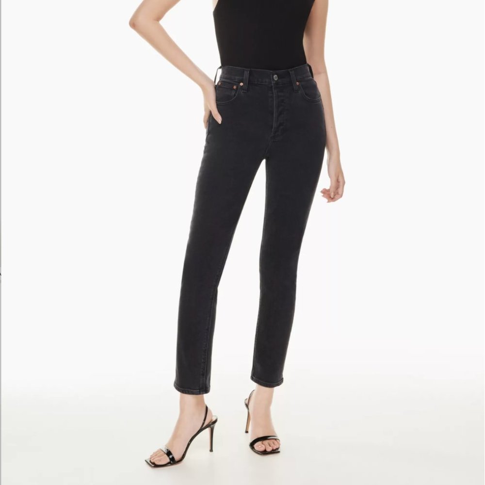 Denim Forum - The Yoko High Rise Slim, size 24, BNWT